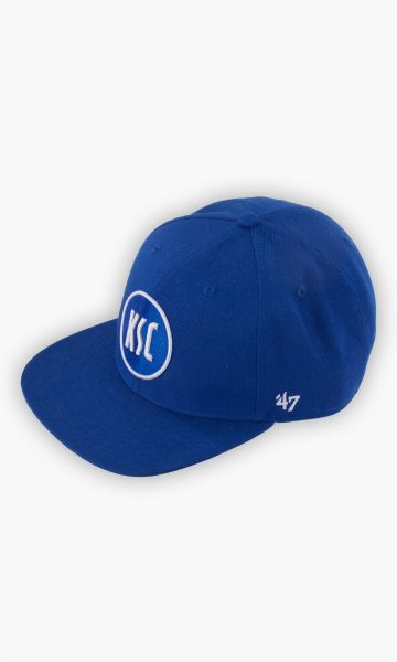 Cap 47 Logo blau closed flat