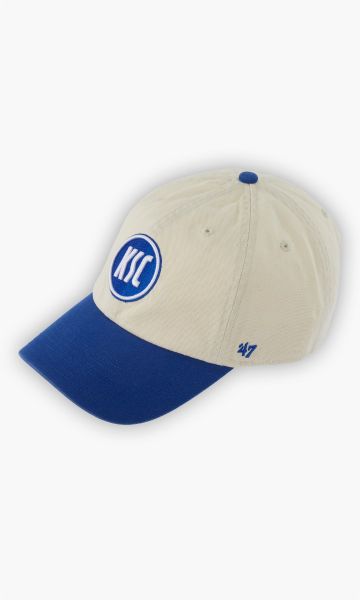Cap 47 Logo creme-blau
