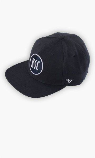 Cap 47 Logo flat grau