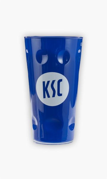 Dubbeglas Logo blau
