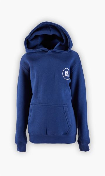 KSC Hoodie Kids Navyblau 60% Baumwolle, 40% Polyester KSC-Logo auf Vorderseite "Karlsruher Sport-Club" Schriftzug auf Rückseite Kängurutasche Kapuze