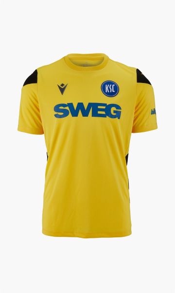 KSC Torwarttrikot, gelb, 100% Polyester, kids, Saison 25-26, Offizielles Torwarttrikot in gelb, Gesticktes KSC-Logo, Leichtes, atmungsaktives Funktionsmaterial, Sportlicher Schnitt für optimale Bewegungsfreiheit