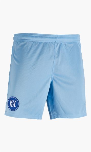 KSC Torwarttrikothose, hellblau, 100% Polyester, Saison 2025/26, Hochwertiges Funktionsmaterial für optimale Bewegungsfreiheit, Elastischer Bund für perfekten Sitz, KSC-Logo Patch