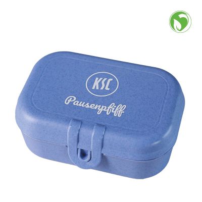 Brotbox KSC Pausenpfiff organic blau