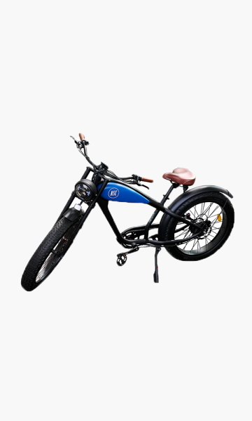 KSC E-Bike Coffeecruiser, Schwarz, pulverbeschichteter Aluminiumrahmen, Bafang-Hinterradmotor, 756 Wh Samsung-Akku im Tank, hydraulische Scheibenbremsen, C900E-Farbdisplay, bis 80 km Reichweite, bis zu 25 km/h Höchstgeschwindigkeit
