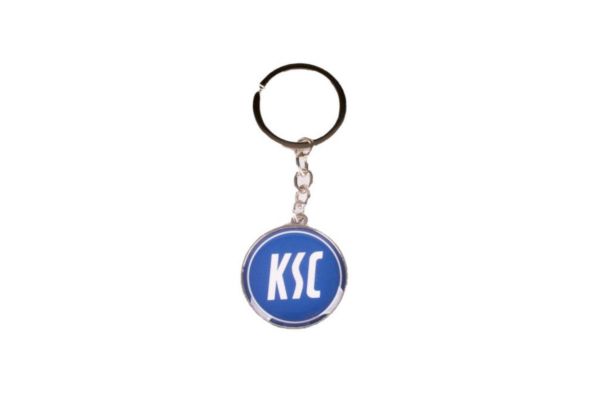 KSC Karlsruher SC Schlüsselanhänger Falschenöffner altes Logo  Keyring Karabiner 