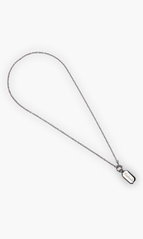 KSC Ankerkette, Silber, Edelstahl, Achteckig, KSC-Logo-Prägung, Verlängerungskettchen, antiallergen