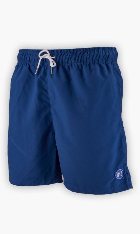 KSC Badeshort, Magic Blau, 100% Polyester, KSC-Logo aus Silikon, KSC-Allover-Print, Farbwechsel bei Nässe