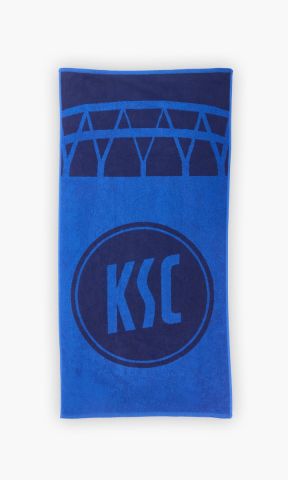 Duschtuch Stadion blau 2025