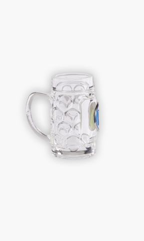 Schnapsglas Krug Logo