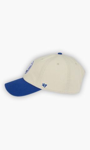 Cap 47 Logo creme-blau