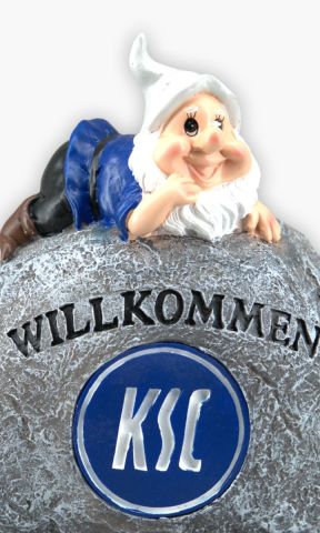 Gartenzwerg Stein Willkommen Solar