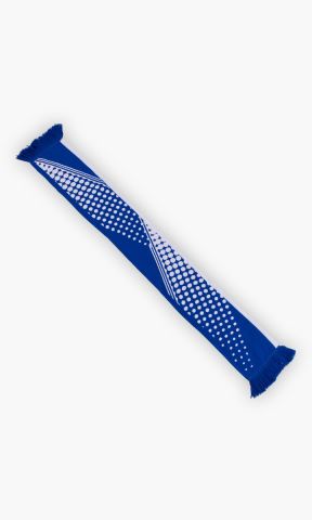 Schal Punkte blau-weiß