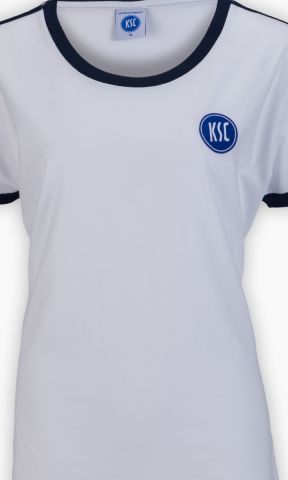 T-Shirt Ladies Retro weiß