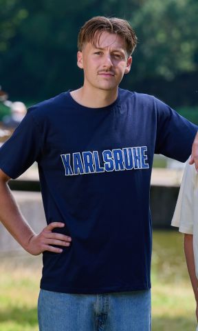 T-Shirt Karlsruhe navy 2025