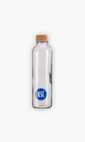 Glasflasche KSC Logo 700ml