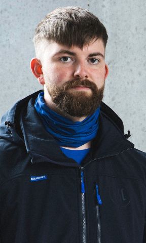 KSC Multifunktionstuch, Blau, 100 % Polyester, 48,00 cm x 25,00 x 0,10 cm, Vielseitig einsetzbar: Gesichtsmaske, Halstuch, Stirnband und mehr, All-Over-Print mit KSC-Logo und Schriftzug Karlsruher Sport-Club, Schützt vor Wind, Kälte und Sonne, Atmungsakti