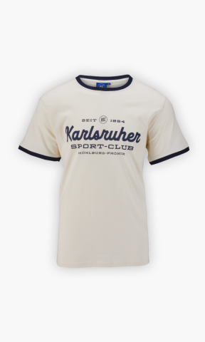 T-Shirt Karlsruher SC creme