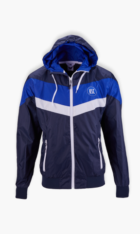 Windbreaker Logo blau