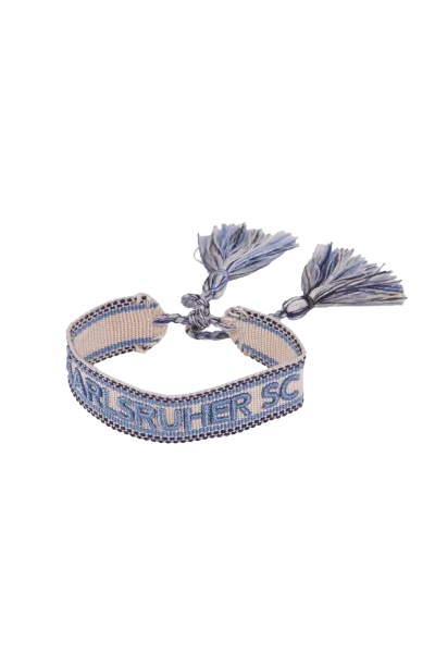 Armband KSC Loom hellblau-creme