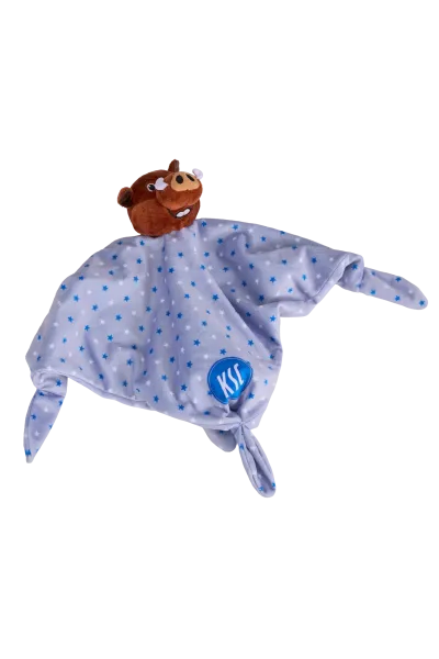 Kuscheltuch mit Plüschkopf