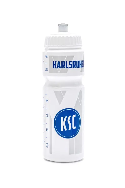 Sporttrinkflasche weiß-grau 750 ml