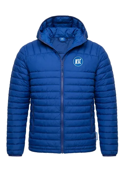 Steppjacke Logo navy