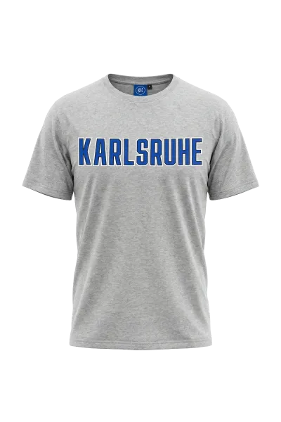 T-Shirt Karlsruhe grau