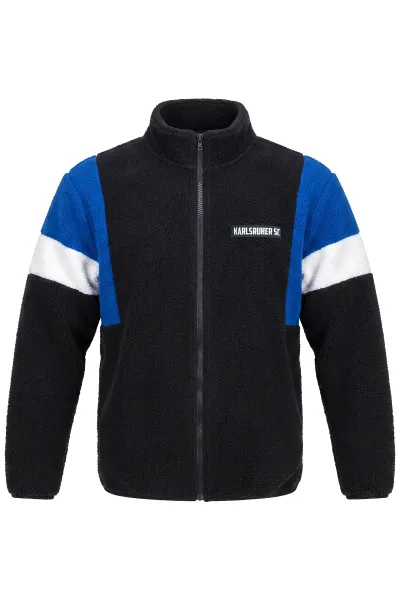 Teddyjacke Karlsruher SC schwarz