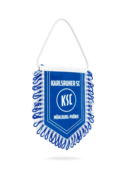 Wimpel KSC Mühlburg-Phönix klein
