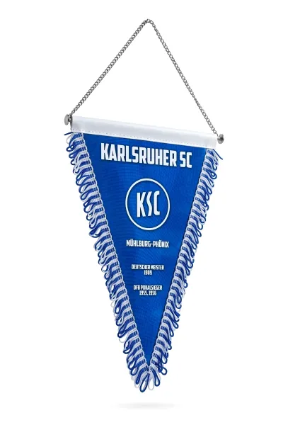 Wimpel KSC Mühlburg-Phönix mittel