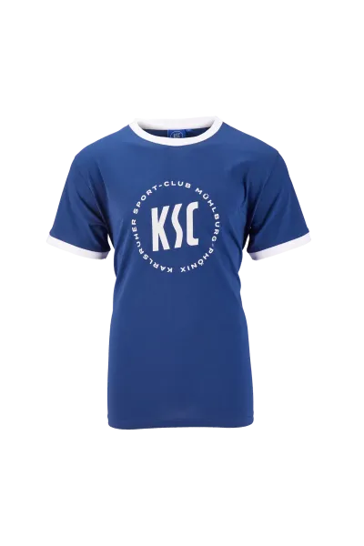 T-Shirt Logo Schrift royal Kids