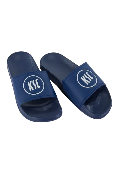 Badeschlappen KSC navy