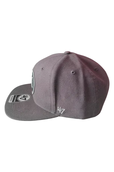 Cap 47 Logo flat grau