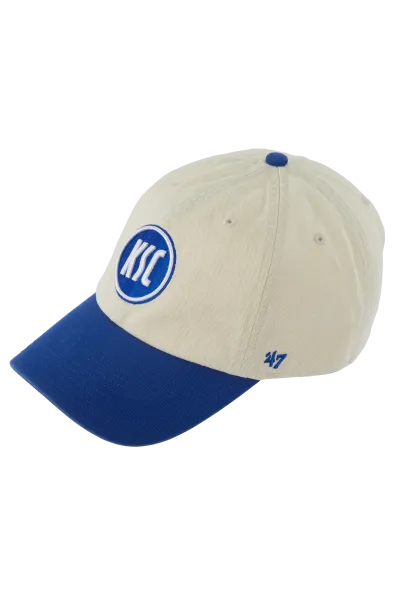 Cap 47 Logo creme-blau