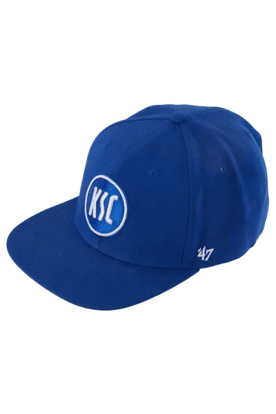 Cap 47 Logo flat blau