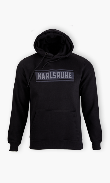 Hoodie Karlsruhe schwarz