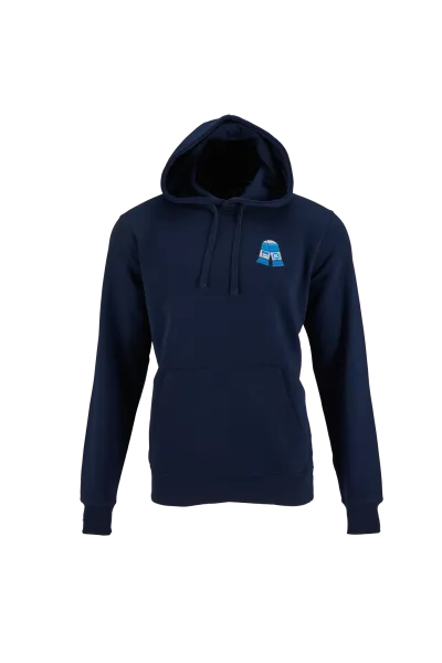KSC Hoodie Navyblau 60% Baumwolle, 40% Polyester Blockstreifen-Design KSC-Logo und Hertha-Logo verstellbare Kapuze Kängurutasche Fanfreundschaft