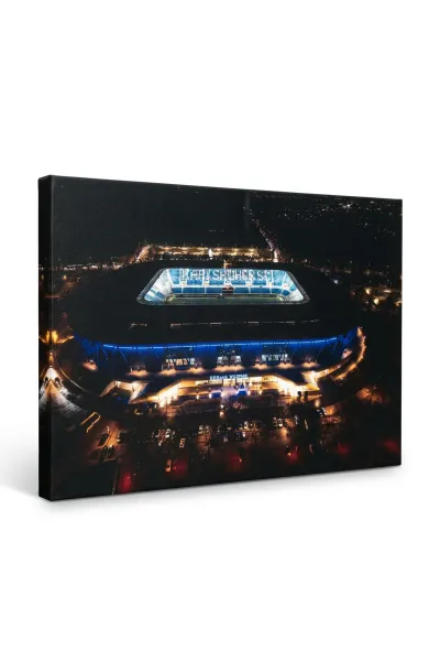 Leinwand LED Stadion blau