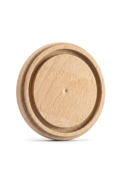 Dubbedeckel Holz Logo