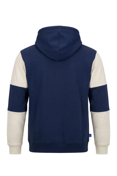 Hoodie Navy creme Block