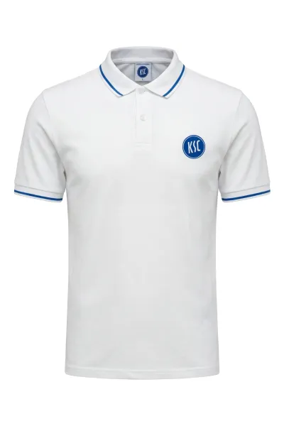 Poloshirt weiß Logo