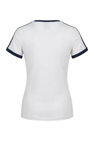 T-Shirt Ladies Retro weiß