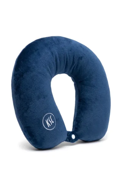 Nackenkissen Logo blau