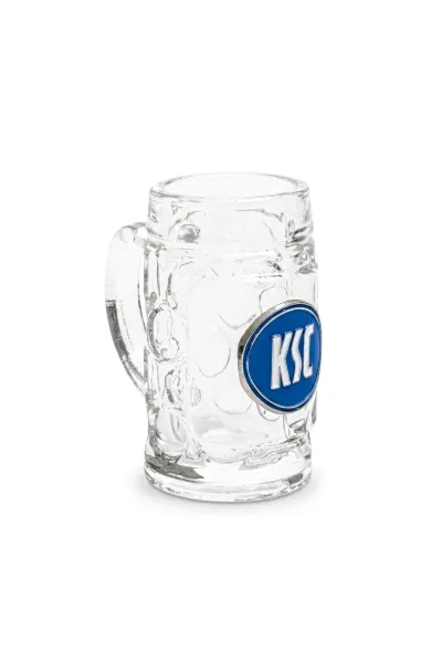 Schnapsglas Krug Logo