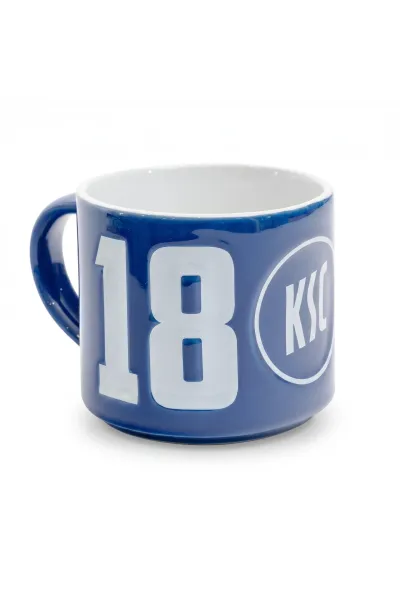 Tasse 1894 geprägt blau