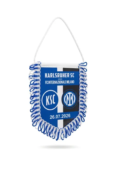 Wimpel KSC - Inter Mailand