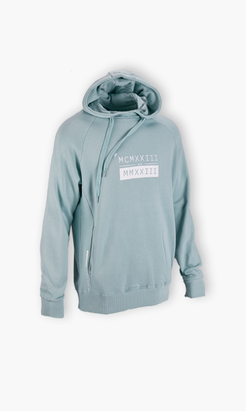Hoodie Logo 100 Jahre Fussball im Wildpark mint