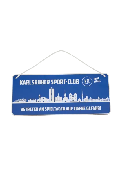 Türschild Silhouette