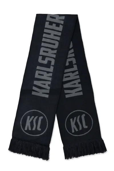 Schal KSC schwarz-grau
